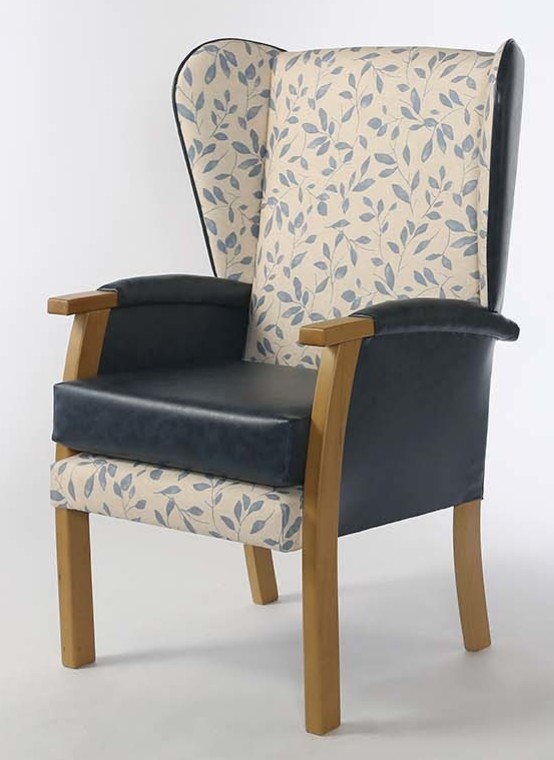 Bruges Full Spec Wing Chair Dimensions: Overall Height - 1075mm Overall Width - 750mm Overall Depth - 700mm Seat Height - 522mm
