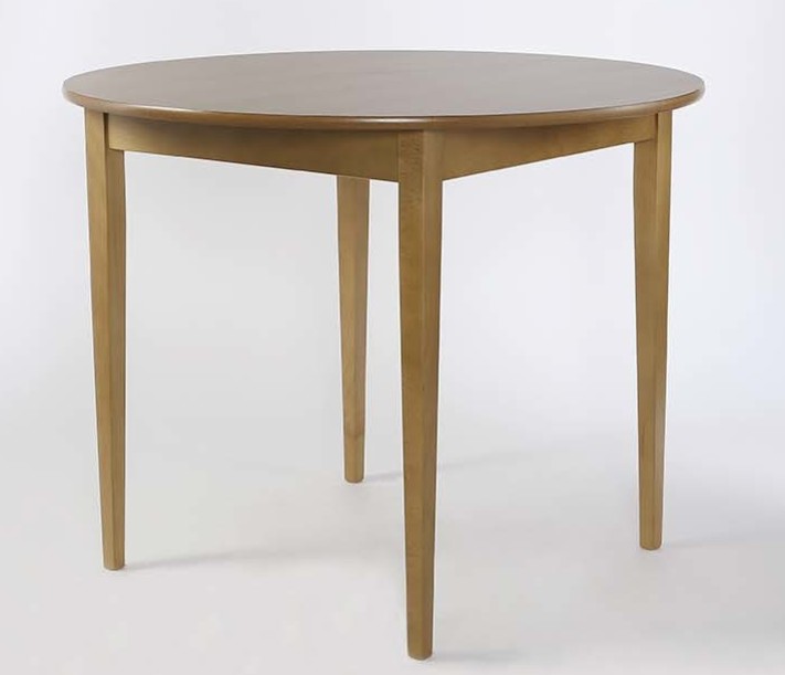 Round Tapered Leg Dining Table 1000mm Diameter