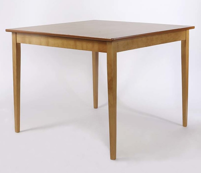 Tapered Leg Square Dining Table 1000mm Diameter